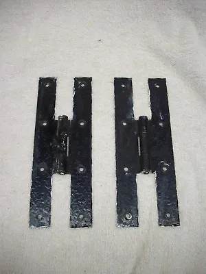 2 Vintage Wrought Iron 7  H Hinges Colonial Style • $20