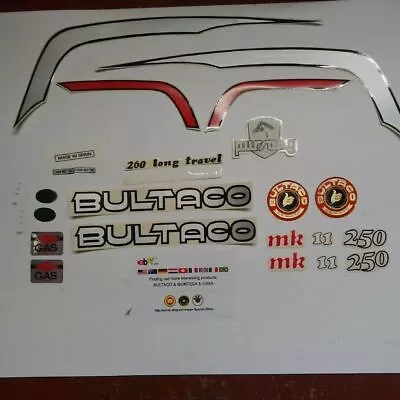 Bultaco Pursang 206 New Kit Decals Full Bike Pursang Mk11 250 Kit Decals New • $458.22