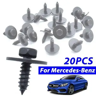 20Pcs For MERCEDES BENZ Hex Head Screws Splash Guard Retainers Underbody Shields • $10.99