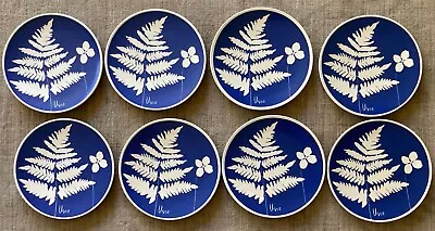 Lot Of8 Vera Neumann Mikasa Dinner Plates Woodland Japan F7501 Fern 10.5” • $99