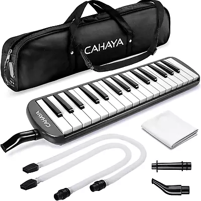 Melodica 32 Keys Double Tubes Mouthpiece Air Piano Keyboard Musical Instrument W • $36.08