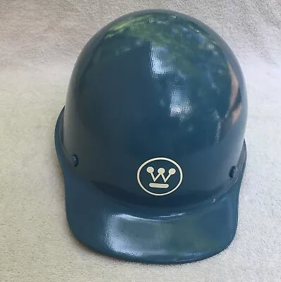 Vintage Skullgard Protective Hard Hat MSA Blue Westinghouse • $79.99