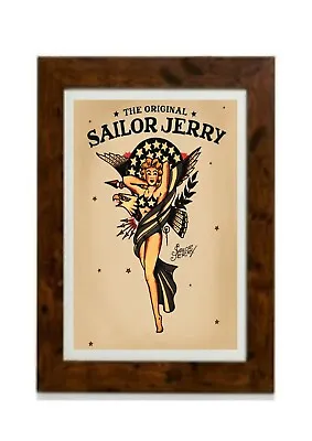 Sailor Jerry Tattoo Art Framed Print • £28.04