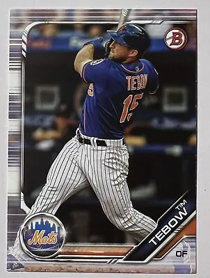 $1 • Buy 2019 Tim Tebow Bowman Rookie Card RC #BD-92 New York Mets