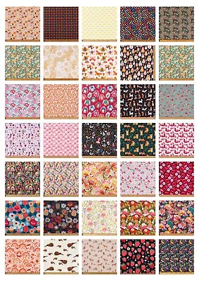$4.50 • Buy Fat Quarters - 🌱Nature Inspired🌿 Patchwork & Quilting Cotton Fabric - Brand Ne
