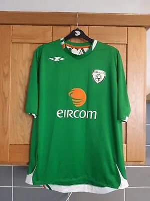 Republic Of Ireland XL Adult Home International Football Shirt.  2010 Season. • £24