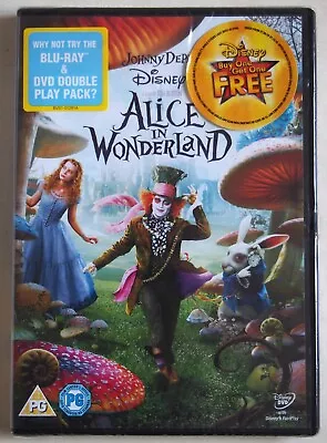 £4.99 • Buy Alice In Wonderland / Tim Burton / Johnny Depp / 2010 Disney Movie New Sealed R2