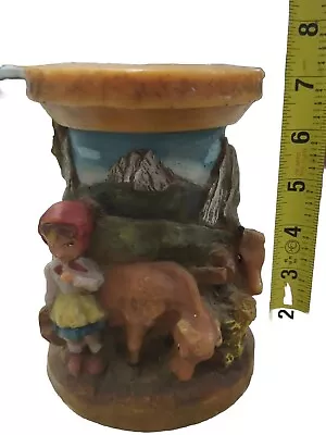 Vintage Gunter Kerzen Diese Kerze Ist Geschmacksmuster Carved German Candle 7  • $60