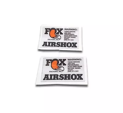 2 Fox Airshox Shock Stickers Vintage Motocross AHRMA Bob Hannah Yamaha YZ (93) • $10.95
