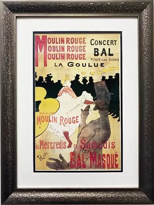 Toulouse-Lautrec  Moulin Rouge / La Goulue  Custom Framed Art  French Poster • $129.99