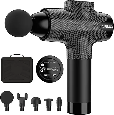 PROFESSIONAL MUSCLE Massage Gun 20 Speed Body Handheld Percussion With 13 Heads • $29.99