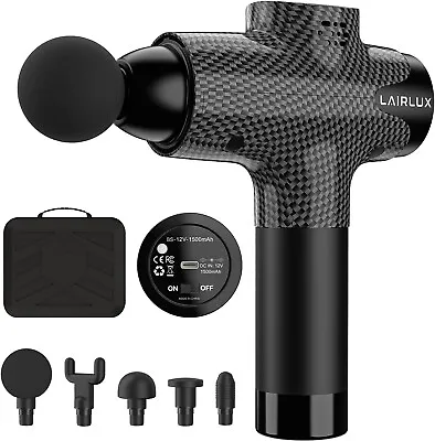 PROFESSIONAL MUSCLE Massage Gun 30 Speed Body Handheld Percussion With 13 Heads  • $29.99