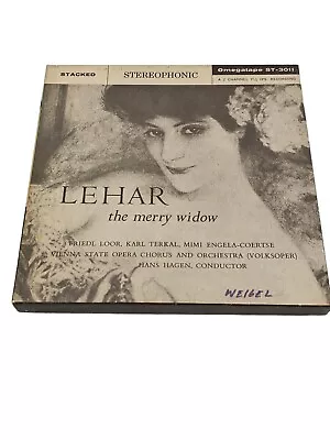 2-TRACK Omegatape - LEHAR THE MERRY WIDOW HANS HAGEN   Reel Tape • $24.99
