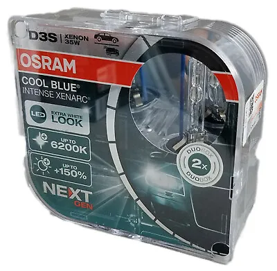 D3S 12V+24V 35W PK32d-5 XENARC COOL BLUE INTENSE NextGen. 6200K +150% 2St OSRAM • £160.38