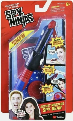 Spy Ninjas Project Chad Wild Clay & Vy Qwaint -Secret Message Spy Gear-NEW • £25.99