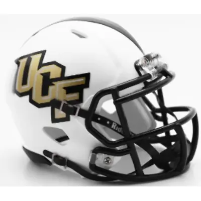 Central Florida Golden Knights NCAA Mini Speed Football Helmet Matte White - NCA • $32.99