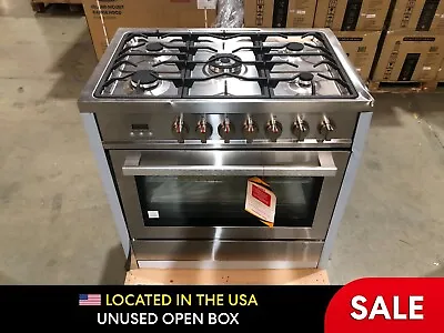 36 In. Gas Range 5 Burners Stainless Steel (OPEN BOX COSMETIC IMPERFECTIONS) • $425.25