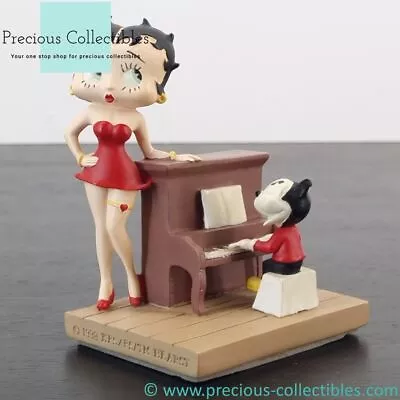 Extremely Rare! Betty Boop With Pugsley At The Piano Statue. Demons Merveilles • $489.65