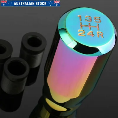 $19.99 • Buy 3  NEO CHROME Universal Car 5 Speed Gear Shift Lever Manual Knob Shifter Stick