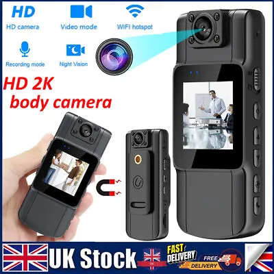 WIFI Camcorder Mini Body Camera With Audio Recording DVR HD Police Body Worn Cam • £25.59