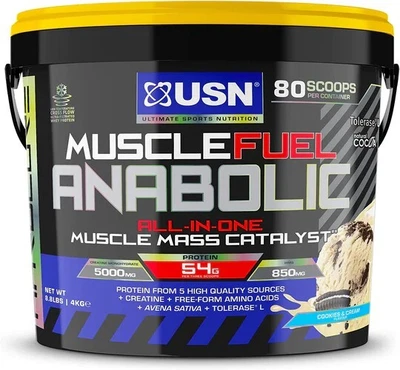 £69.99 • Buy USN Muscle Fuel Anabolic Strawberry All-in-one Protein Powder Shake (4kg)