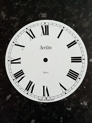 £4.50 • Buy Clock 7. 5/8  Inch Clock White Dial Faces Roman Numerals  195 Mm Approx  Alumini
