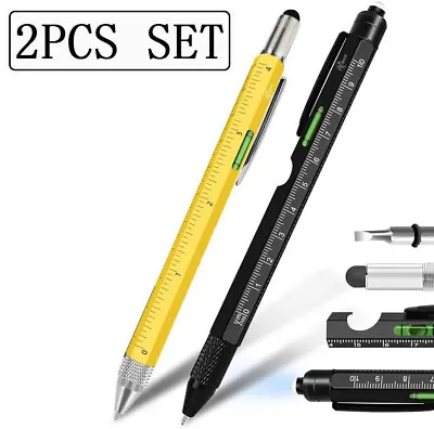 14 In 1 Multitool Tech Tool Pen Cool Construction Gadgets Ballpoint Pen For Men • $13.49