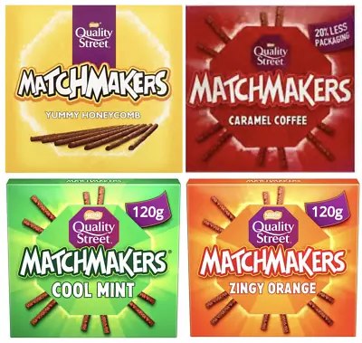 Matchmakers ALL FLAVOURS 120g New Limited Edition Flavours Nestle Quality Street • £4.95