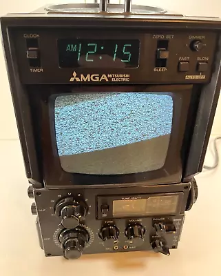 Vintage MGA/Mitsubishi Portable AM/FM/TV Receiver BB-0580 • $130