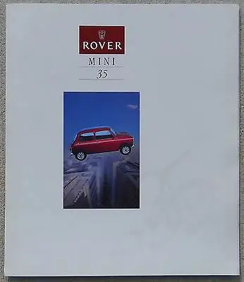 MINI 35 1994 Colour Brochure Fold Out - Mint • $30