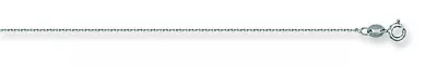£45.90 • Buy 9ct White Gold Trace Chain - 16 / 18 / Or 20 Inch 