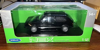 WELLY 1:18 Volkswagen Golf I Gti Pirelli 2-Door 1983 Black WE18039BK *Free Ship* • $89.99