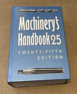 Industrial Press Inc. Machinery’s Handbook 25th Edition Machinist Tools  • $24.99