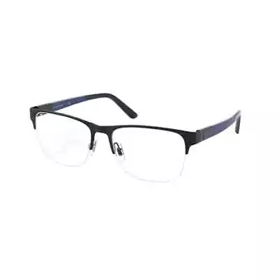 Polo Ralph Lauren Men's 1196 Eyewear Frames-9003 Shiny Black/Blue- 53-17-145 • $79.91