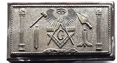 Masonic Working Tools Metal Money Clip W/ Retractable Pocket Knife • $14.95