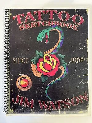 £24.55 • Buy Signed Tattoo Sketchbook Since 1966 By Jim Watson Artist Illustrated  - Spiral