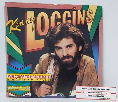 KENNY LOGGINS Welcome To Heartlight 45 RPM Picture Sleeve ONLY Jukebox Strip *D7 • $5.40