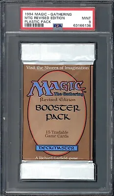 Revised MTG Booster Pack English Graded PSA 9 MTG Magic #63166136 • $539.99