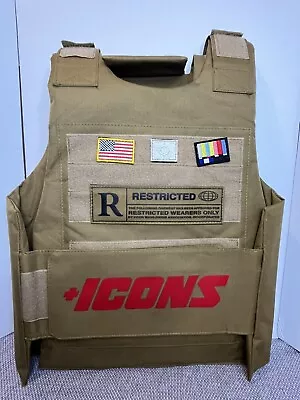 Mens One Size Hudson Outerwear ICONS Vest Tactical Straps Fashion • $10