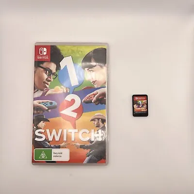 1-2-Switch One-Two-Switch Nintendo Switch AUS PAL Party Game 12 Switch Like New • $59.95