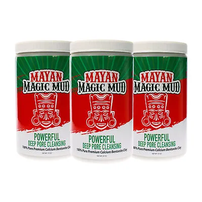 Mayan Magic Mud Powerful Deep Pore Cleansing Clay - 3 Pc Cleanser • $43.20