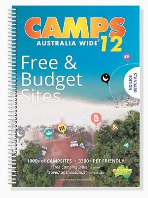 $79 • Buy 2022 Camps 12 Australia Wide Book Caravan Camping Map Guide Spiral Bound Parts