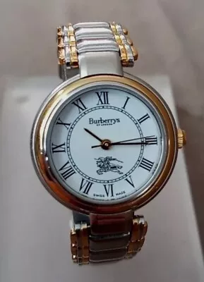 BURBERRY 8000 Women’s Two Tone Watch • $75