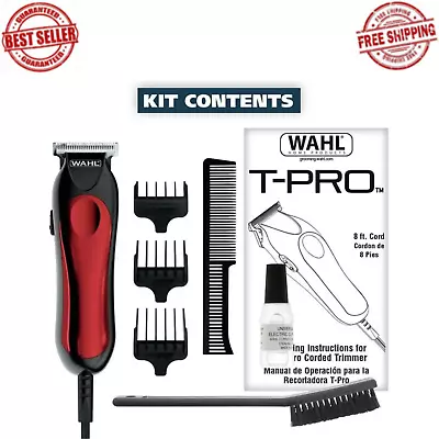 Wahl Hair Clippers Beard Mustache Professional Trimmer Barber Shaver T-Pro Liner • $22.99