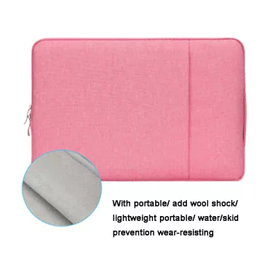 Laptop Sleeve Bag Canva Case Pouch For Macbook Air Pro HP DELL 13 13.3 15.4 Inch • $16.99