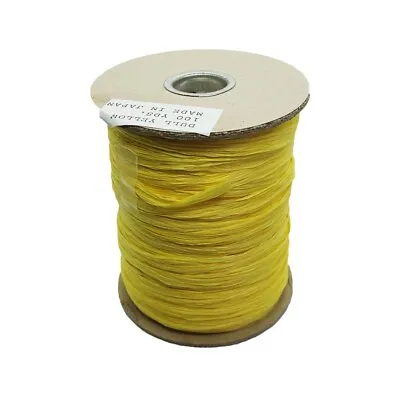 Alphy & Becs 100 M Rayon Raffia Spool Rayon Yellow • £5.10