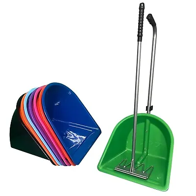 STABLE MANURE SCOOP + RAKE SET Horse Equestrian Dog Poop Pony CHOICE Of COLOURS • £21.99