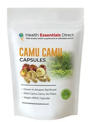 Camu Camu Capsules 700mg (Highest Natural Source Of Vitamin C Immune System) • £8.99
