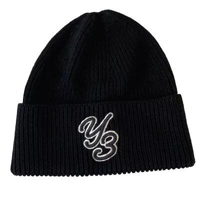 Y-3 23Aw Beanie Black 130224 Wisely • $162.99