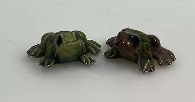 Vintage Hand Painted Miniature Frogs • $13.99